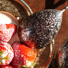 Load image into Gallery viewer, Magnificent Large Antique Pair of Imperial Russian Solid Silver Niello Spoons - Volkov Karp Nikit c.1910