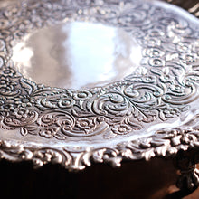 Load image into Gallery viewer, A Magnificent Large (47cm) Georgian Solid Silver Irish Salver / Tray with Beautiful High Lion Feet - Robert W Smith 1831