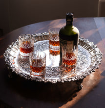 Load image into Gallery viewer, A Magnificent Large (47cm) Georgian Solid Silver Irish Salver / Tray with Beautiful High Lion Feet - Robert W Smith 1831