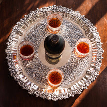 Load image into Gallery viewer, A Magnificent Large (47cm) Georgian Solid Silver Irish Salver / Tray with Beautiful High Lion Feet - Robert W Smith 1831