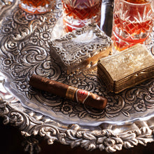 Load image into Gallery viewer, Antique Solid Silver Victorian Gilt Table Snuff Box with Original Fitted Box - Charles Rawlings & William Summers 1854