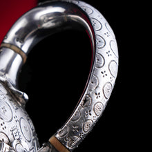 Load image into Gallery viewer, Antique Victorian Solid Silver Teapot with Rare Dotted Pattern - Barnards 1863