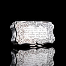 Load image into Gallery viewer, Antique Silver Snuff Box
