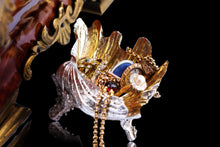 Load image into Gallery viewer, Magnificent Antique Victorian Solid Silver Salt/Butter Dish, Cast Shell Giant Clam Design - Stephen Smith 1876