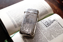 Load image into Gallery viewer, Antique Solid Silver Victorian 'Castle Top' Cigar/Cheroot Case, Rare Lancaster Castle - Nathaniel Mills 1844