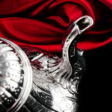Load image into Gallery viewer, Antique Solid Silver Coffee Pot with Abercorn Pattern - Robert Garrard 1866