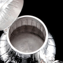 Load image into Gallery viewer, Antique Solid Silver Coffee Pot with Abercorn Pattern - Robert Garrard 1866