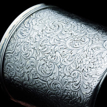 Load image into Gallery viewer, Antique Victorian Solid Silver Beaker Cup Fully Hand Engraved - 1839 - Artisan Antiques