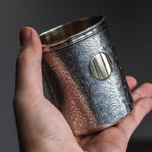 Load image into Gallery viewer, Antique Victorian Solid Silver Beaker Cup Fully Hand Engraved - 1839 - Artisan Antiques