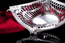 Load image into Gallery viewer, Antique Victorian Solid Silver Bowl/Basket in Neoclassical Style - William Hutton & Sons 1899