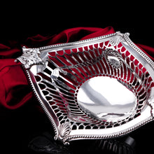 Load image into Gallery viewer, Antique Victorian Solid Silver Bowl/Basket in Neoclassical Style - William Hutton & Sons 1899