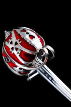 Load image into Gallery viewer, Antique Scottish Solid Silver Letter Opener, Military Basket Hilt Sword Design - 1905
