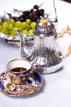 Load image into Gallery viewer, Antique Solid Silver Coffee Pot with Abercorn Pattern - Robert Garrard 1866