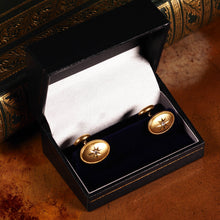 Load image into Gallery viewer, Antique Victorian Diamond & 14ct Gold Star Cufflinks - c.1880