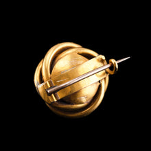 Load image into Gallery viewer, Antique Victorian 18ct Gold Star Blue Enamel Pearl Brooch Pin - c.1880