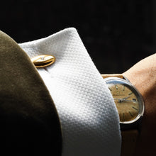 Load image into Gallery viewer, Antique Victorian 14ct Gold Cufflinks with Rose Cut Diamond - c.1890