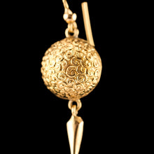 Load image into Gallery viewer, Majestic Pair of Antique Victorian 18ct Gold Earrings Etruscan Style - c.1880