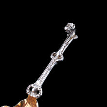 Load image into Gallery viewer, Antique Victorian Sterling Silver Sugar Spoon Oyster Shell Design - George Fox 1867