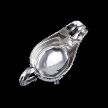 Load image into Gallery viewer, Rare Antique Victorian Sterling Silver Naturalistic Sauce Boat with Fabulous Acorn Design - London 1881