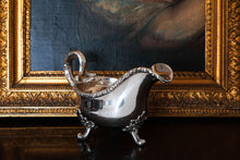 Load image into Gallery viewer, Rare Antique Victorian Sterling Silver Naturalistic Sauce Boat with Fabulous Acorn Design - London 1881