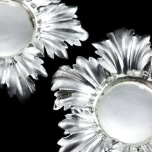 Load image into Gallery viewer, Antique Victorian Solid Silver Salts/Small Dishes with Fabulous Foliate Chasing - Barnards 1840.