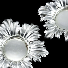 Load image into Gallery viewer, Antique Victorian Solid Silver Salts/Small Dishes with Fabulous Foliate Chasing - Barnards 1840.
