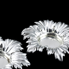 Load image into Gallery viewer, Antique Victorian Solid Silver Salts/Small Dishes with Fabulous Foliate Chasing - Barnards 1840.