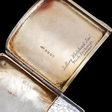 Load image into Gallery viewer, Antique Victorian Solid Silver Cigarette Case with Unusual Opening Mechanism - Birmingham 1886