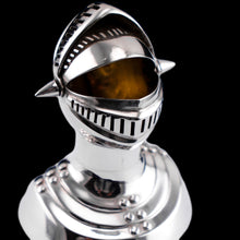 Load image into Gallery viewer, Antique Victorian Solid Silver Salt/Pepperette "Knight's Head" Figural Novelty Design - George Unite 1895