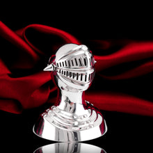 Load image into Gallery viewer, Antique Victorian Solid Silver Salt/Pepperette "Knight's Head" Figural Novelty Design - George Unite 1895