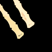 Load image into Gallery viewer, Antique Bamboo Design Earrings 9K Gold - c.1920