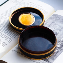 Load image into Gallery viewer, Antique French Gold Mounted Circular Snuff/Tobacco Box, Portrait of a Lady in the Manner of Cosway - 18th c.