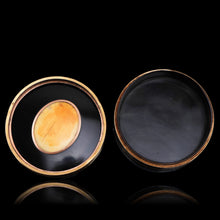 Load image into Gallery viewer, Antique French Gold Mounted Circular Snuff/Tobacco Box, Portrait of a Lady in the Manner of Cosway - 18th c.
