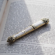 Load image into Gallery viewer, Antique French Silver Etui Parcel Gilt Fine Engravings & Engine Turning - 19th C.