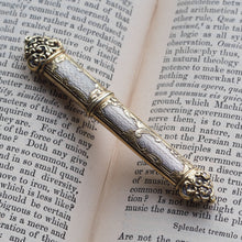 Load image into Gallery viewer, Antique French Silver Etui Parcel Gilt Fine Engravings & Engine Turning - 19th C.