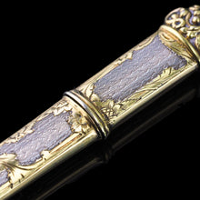 Load image into Gallery viewer, Antique French Silver Etui Parcel Gilt Fine Engravings & Engine Turning - 19th C.