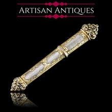 Load image into Gallery viewer, Antique French Silver Etui Parcel Gilt Fine Engravings & Engine Turning - 19th C.