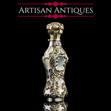 Load image into Gallery viewer, Antique French Parcel-Gilt Silver Scent Bottle/Flask with Ornate Decorations - 19th c.