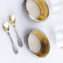Load image into Gallery viewer, Antique French Solid Silver Salt Cellar Pair - Louis Coignet c.1890