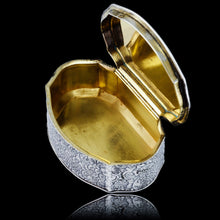 Load image into Gallery viewer, Antique French Solid Silver Niello Table Snuff Box - c.1880