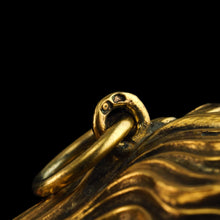 Load image into Gallery viewer, Antique Silver Gilt Heart Perfume Scent Bottle Flask - French 19th c.