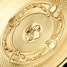 Load image into Gallery viewer, Antique French Large Solid Silver Gilt Circular Snuff Box/Tobacco Box - French 19th c.