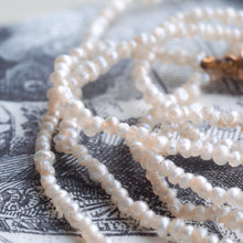 Load image into Gallery viewer, Antique Georgian Natural Seed Pearl Necklace 9ct Gold - c.1800
