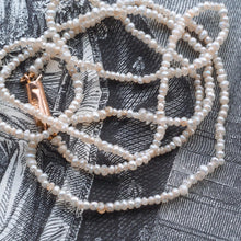Load image into Gallery viewer, Antique Georgian Natural Seed Pearl Necklace 9ct Gold - c.1800