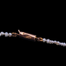 Load image into Gallery viewer, Antique Georgian Natural Seed Pearl Necklace 9ct Gold - c.1800