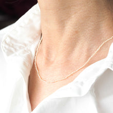 Load image into Gallery viewer, Antique Georgian Natural Seed Pearl Necklace 9ct Gold - c.1800