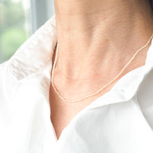 Load image into Gallery viewer, Antique Georgian Natural Seed Pearl Necklace 9ct Gold - c.1800