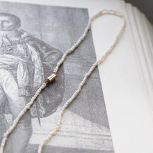 Load image into Gallery viewer, Antique Georgian Natural Seed Pearl Necklace 9ct Gold - c.1800