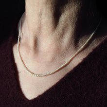 Load image into Gallery viewer, Antique Georgian Natural Seed Pearl Necklace 9K Gold Clasp c.1800
