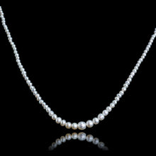 Load image into Gallery viewer, Antique Georgian Natural Seed Pearl Necklace 9K Gold Clasp c.1800